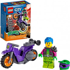 Lego City Stuntz 60296 Constructor Motocicletă de cascadorie pentru wheelie