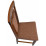 Набор мебели Eva Стол GLORIA Burnish + 4 стула DEPPA R (Burnish, F-789 Brown )