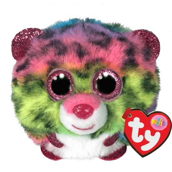 Ty TY45219 Jucărie de pluș Multicolor Leopard Dotty, 8 cm