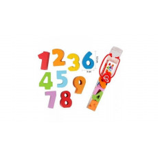 Hape E0900A Jucărie din lemn Set "Cifre și culori"