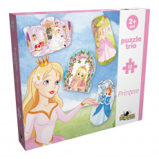 Noriel NOR2235 Puzzle trio Noriel - Printese (12 piese) Noriel NOR2235 Puzzle trio Noriel - Printese (12 piese)