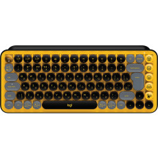 Tastatură fără fir Logitech POP Keys Blast/Yellow