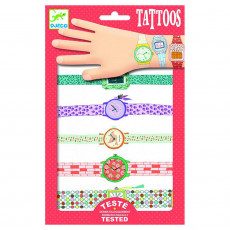 Djeco DJ09588 Set de Tatuaje Djeco - Ceasuri "Tattoos Wendys Watches" Djeco DJ09588 Set de Tatuaje Djeco - Ceasuri "Tattoos Wendys Watches"