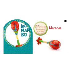 Djeco DJ06008 Instrument muzical "Maracas".  Maracas