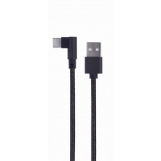 Cablu Cablexpert USB 2.0/USB Type-C, Black (CC-USB2-AMCML-0.2M)