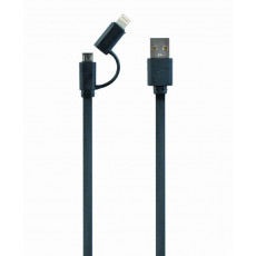 Cablu Cablexpert USB 2.0/micro-USB, Black (CC-USB2-AMLM2-1M)