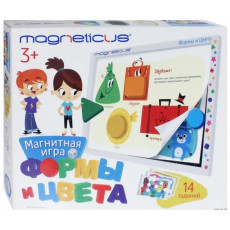 Magneticus POL-011 Set educativ / constructor Magnetic Mozaic Forme și Culori într-o cutie