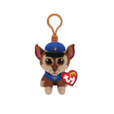 TY TY41276 P Jucarie de Plus-Breloc Paw Patrol - Chase, 8,5 cm TY TY41276 P Jucarie de Plus-Breloc Paw Patrol - Chase, 8,5 cm