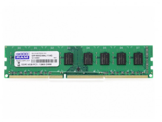 Модуль памяти 4 ГБ DDR3-1600 МГц GoodRam (GR1600D364L11S/4G)