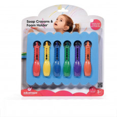 NORIEL Edushape 909006 Set creioane colorate de sapun pentru baie NORIEL Edushape 909006 Set creioane colorate de sapun pentru baie
