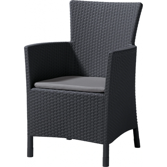 Кресло для сада Keter Iowa Graphite/Gray
