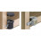 Dulap FabrikHome Emerson (52 cm) inchis, Stejar inchis