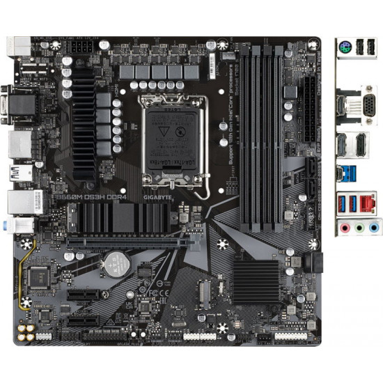 Placă de bază Gigabyte B660M DS3H DDR4 (LGA1700/Intel B660)