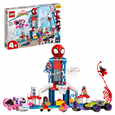 Lego Marvel Spidey and His Amazing Friends 10784 Constructor Spider-Man Webquarters Hangout