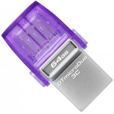 Memorie USB Kingston DataTraveler microDuo 3C, 64 GB, Purple (DTDUO3CG3/64GB)