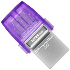 Memorie USB Kingston DataTraveler microDuo 3C, 128 GB, Purple (DTDUO3CG3/128GB)