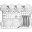 Maşina de spalat vase standard Indesit DSCFE 1B10 S Gray