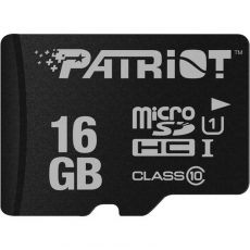 Карта памяти microSDXC 16 ГБ Patriot LX (PSF16GMCSDHC10)