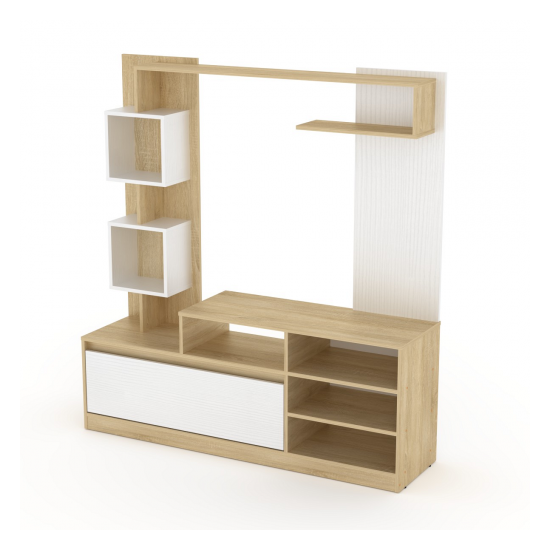 Living Kompanit Milana (150 cm), Oak Sonoma/White