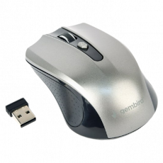 Mouse Gembird MUSW-4B-04-BG, Black/Grey, USB