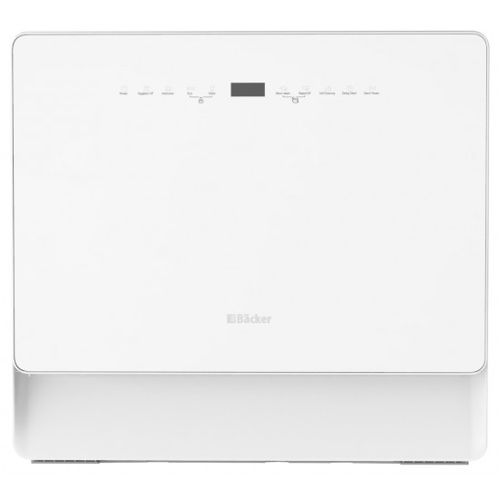 Maşina de spalat vase compactă Backer WQP4-2501 A White