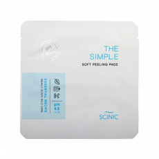 Scinic The Simple Soft Peeling Pads - Peeling Pad-uri cu aciditate scăzută Scinic The Simple Soft Peeling Pads - Peeling Pad-uri cu aciditate scăzută