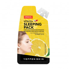 Yeppen Skin Skin Vita 10 + Sleeping Pack - Ночная маска для лица с витаминными капсулами Yeppen Skin Skin Vita 10 + Sleeping Pack - Ночная маска для лица с витаминными капсулами