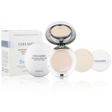 Enough Collagen Whitening Moisture Two Way Cake (№21) - Pudra Anti-Age cu rezerva Enough Collagen Whitening Moisture Two Way Cake (№21) - Pudra Anti-Age cu rezerva