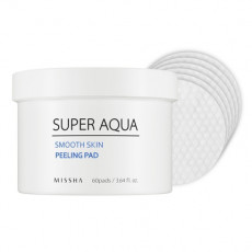 Missha Super Aqua Smooth Skin Peeling Pad - Peeling Pad-uri cu acizi АНА si ВНА Missha Super Aqua Smooth Skin Peeling Pad - Peeling Pad-uri cu acizi АНА si ВНА
