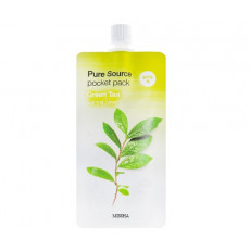 Missha Pure Source Pocket Pack (Green Tea) - Ночная несмываемая маска с экстрактом зелёного чая Missha Pure Source Pocket Pack (Green Tea) - Ночная несмываемая маска с экстрактом зелёного чая