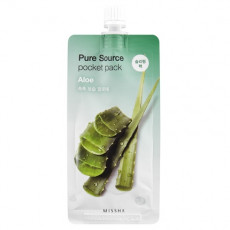 Missha Pure Source Pocket Pack (Aloe) - Ночная несмываемая маска с экстрактом алое Missha Pure Source Pocket Pack (Aloe) - Ночная несмываемая маска с экстрактом алое