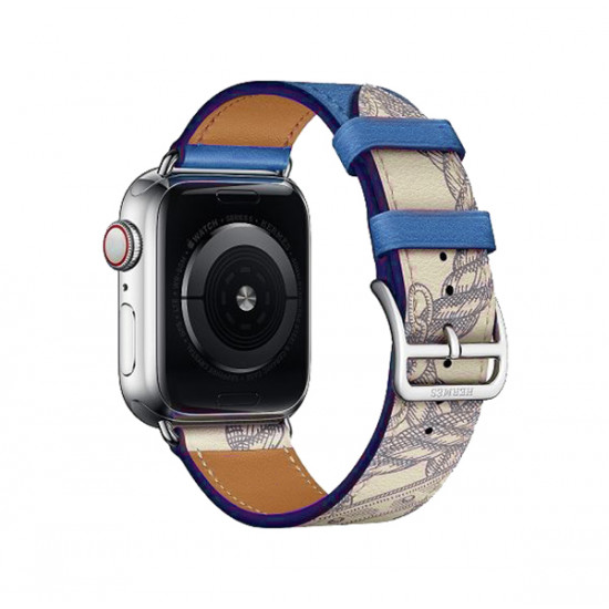 Ремешок VPG Apple Watch 40mm Blue (кожа)