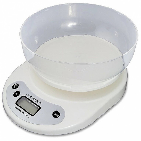 Весы кухонные Esperanza Coconut EKS007, White