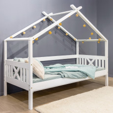 Детская кровать Mobicasa Fiona, без ящиков 90 x 200 см, Белый