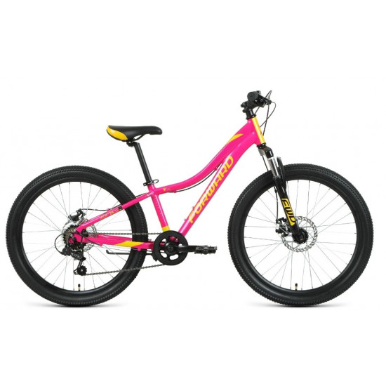 Велосипед Forward Jade 24 2.0 disc (2021), Pink/Gold