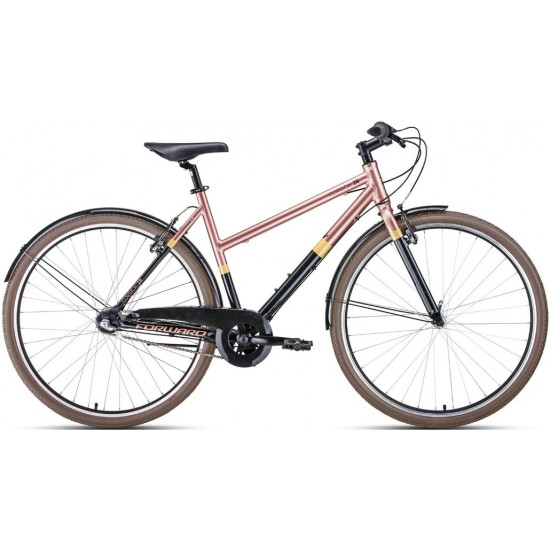 Bicicleta Forward Corsica 28 (2020), Black/Brown