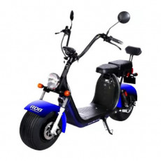 Scooter electric Citycoco TX-07, 1500 W, 12 Ah, Albastru