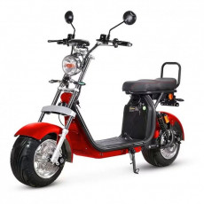 Scooter electric Citycoco TX-10-2, 1500 W, 12 Ah, Roșu