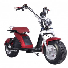 Scooter electric Citycoco TX-10-6, 2000 W, 20 Ah, Roșu