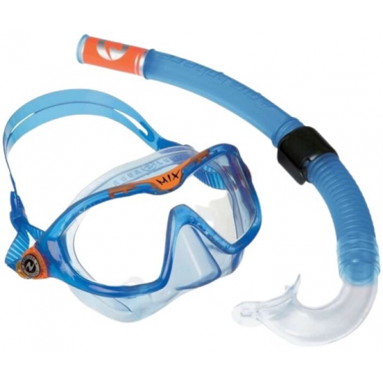 Mască cu tub Aqualung MIX A SC4254008S S Blue Orange