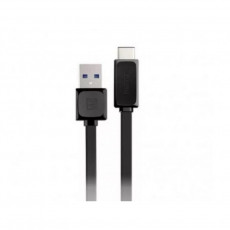 Cablu Xpower Type-C/USB2.0, Flat Black Cablu Xpower Type-C/USB2.0, Flat Black