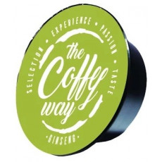 Capsule pentru aparatele de cafea The Coffy Way Ginseng, 30 capsule