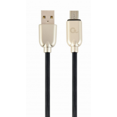 Cablu Cablexpert USB 2.0/micro-USB, Black (CC-USB2R-AMmBM-2M)
