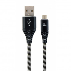 Cablu Cablexpert CC-USB2B-AMmBM-1M-BW, Black/White Cablu Cablexpert CC-USB2B-AMmBM-1M-BW, Black/White