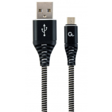 Cablu Cablexpert USB 2.0/micro-USB, Black (CC-USB2B-AMmBM-2M-BW)