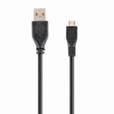 Cablu Cablexpert USB 2.0/micro-USB, Black (CCP-mUSB2-AMBM-0.5M)