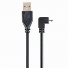 Cablu Cablexpert USB 2.0/micro-USB, Black (CCP-mUSB2-AMBM90-6)