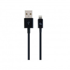 Cablu Cablexpert CC-USB2P-AMLM-1M Lightning/USB2.0, Black Cablu Cablexpert CC-USB2P-AMLM-1M Lightning/USB2.0, Black