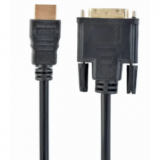 Cablu video Cablexpert HDMI (M)/DVI-I (M), Black (CC-HDMI-DVI-0.5M)