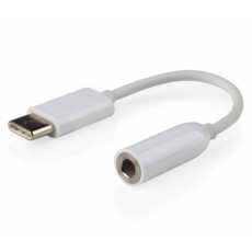 Adaptor Cablexpert CCA-UC3.5F-01-W Type-C/3.5mm, White Adaptor Cablexpert CCA-UC3.5F-01-W Type-C/3.5mm, White